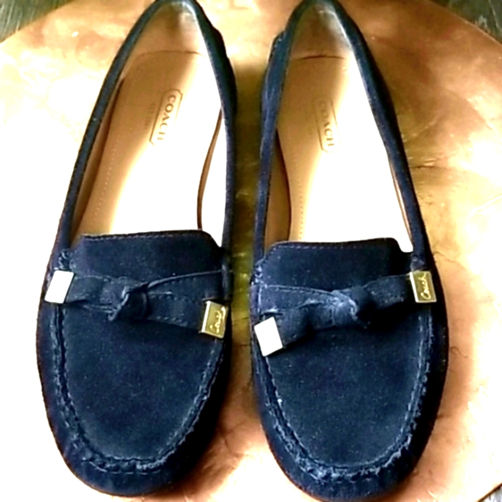 COACH BLACK LOAFERS